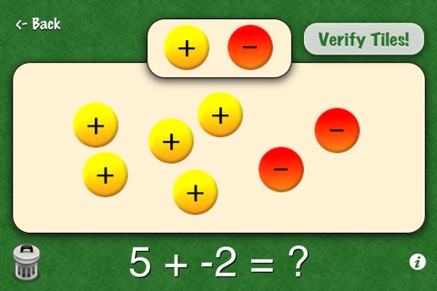 Interactive Integers - Addition and Subtraction screenshot 2