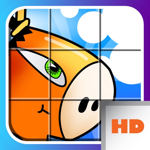 BlurbyWorld Puzzle HD - Free Edition Icon