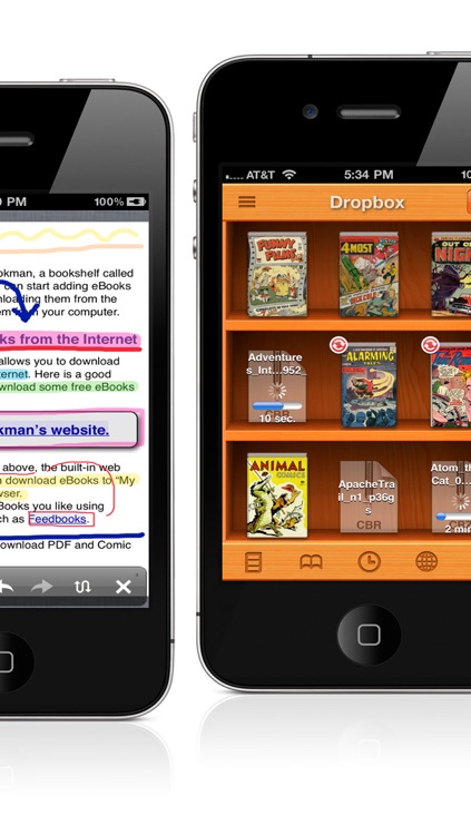 PDF/Comic Reader Bookman Pro for iPhone