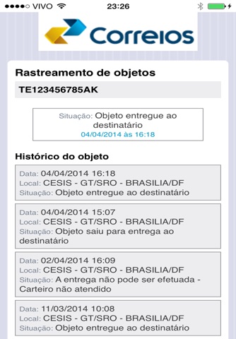 Correios Mobile screenshot 4