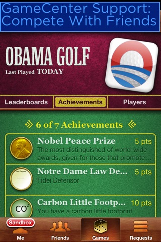 Obama Golf Around The World - Fly Worldwide Golfing on the Tax Payer Dime screenshot 3