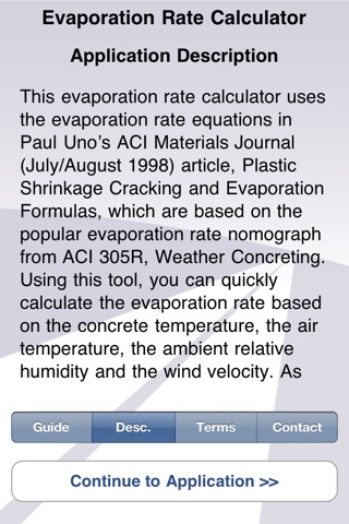 Evaporation Rate Calculator screenshot 2