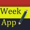 Week App is an app that you can use to find out wich week it is, or to find out which start and end dates a week has