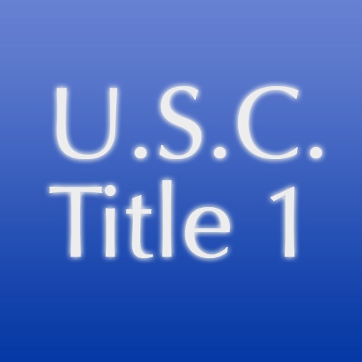 U.S.C. Title 1 icon