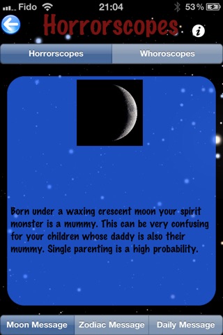 HORRORSCOPES - Politically Incorrect Horoscopes screenshot 2