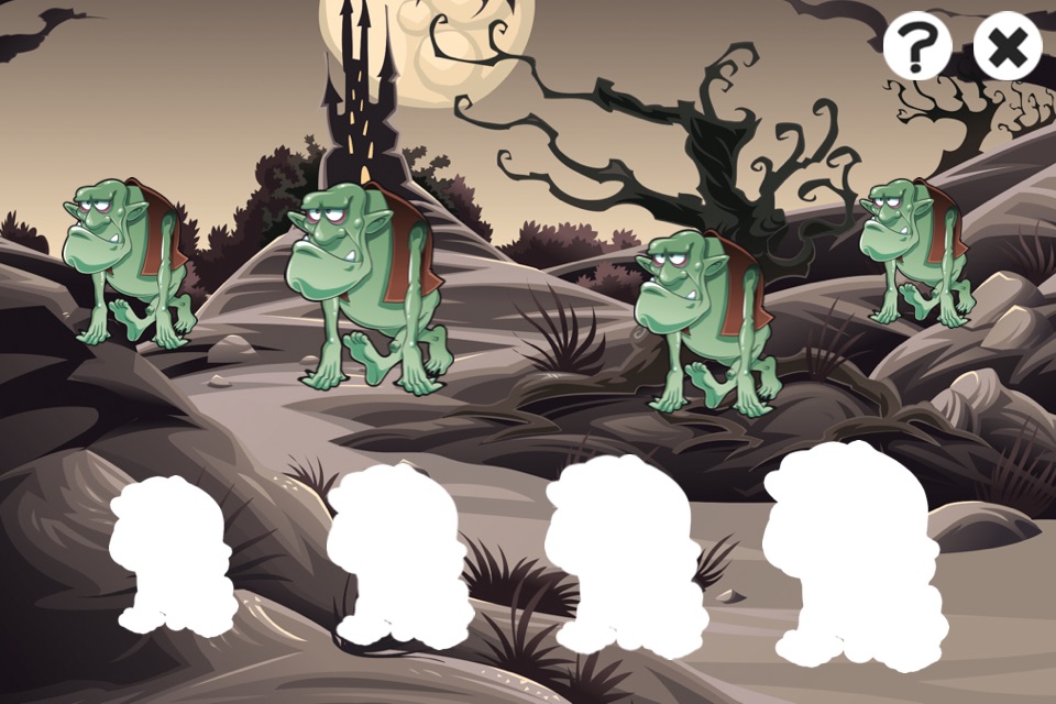 A Halloween Learning Game for Children with Cute Monsters screenshot 3