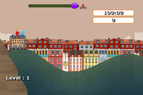 Granny BMX Biker Rush screenshot 2