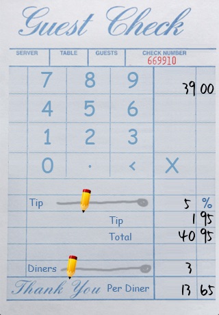 TapTapTip - Tip Calculator - Eat out, hassle-free