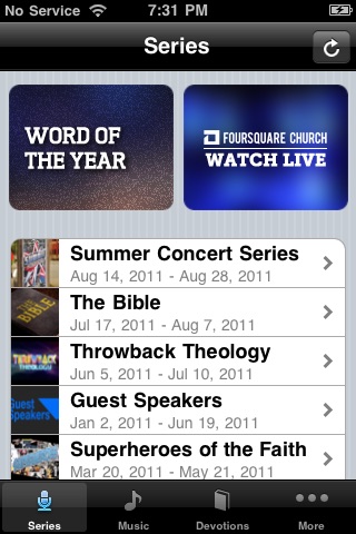 Foursquare Church screenshot 2