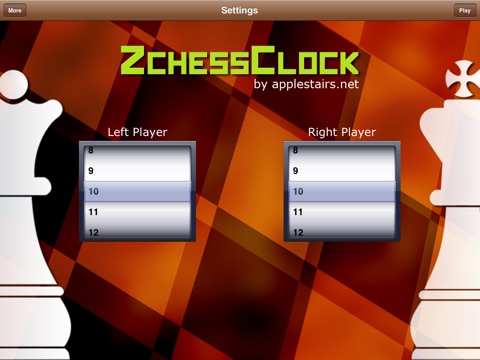Скриншот из ZchessClock Lite