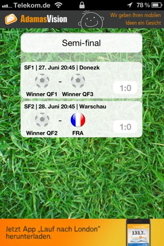 Cup 2012 Planner screenshot 4