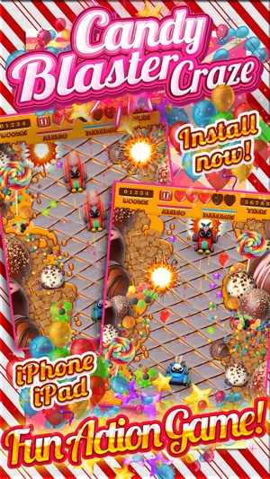 Candy Blaster Craze - Awesome Fast Driving And Shooting Game(圖2)-速報App