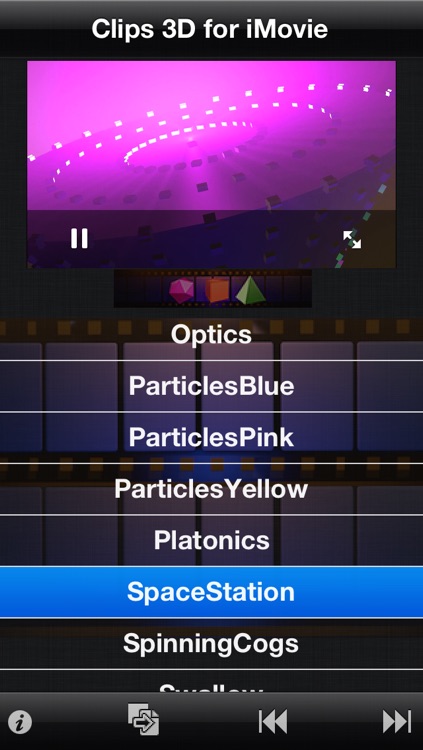 Clips 3D for iMovie