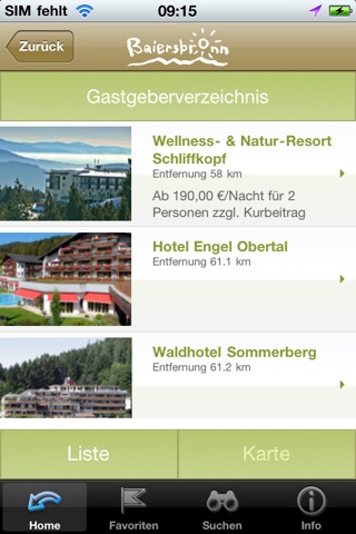 Baiersbronn Touristik screenshot 2