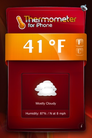 Thermometer/Weather for iPhone & iTouch screenshot 3