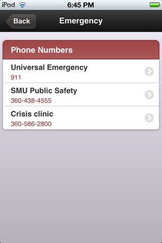 mySmu screenshot 3