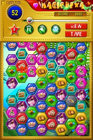 Magic Hexa: A puzzle game about matching and connecting sweets, colors, dots and pieces screenshot 3