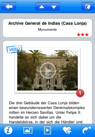 Seville Multimedia Travel Guide in German screenshot 4