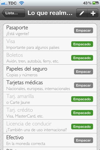 Packing Lists screenshot 4
