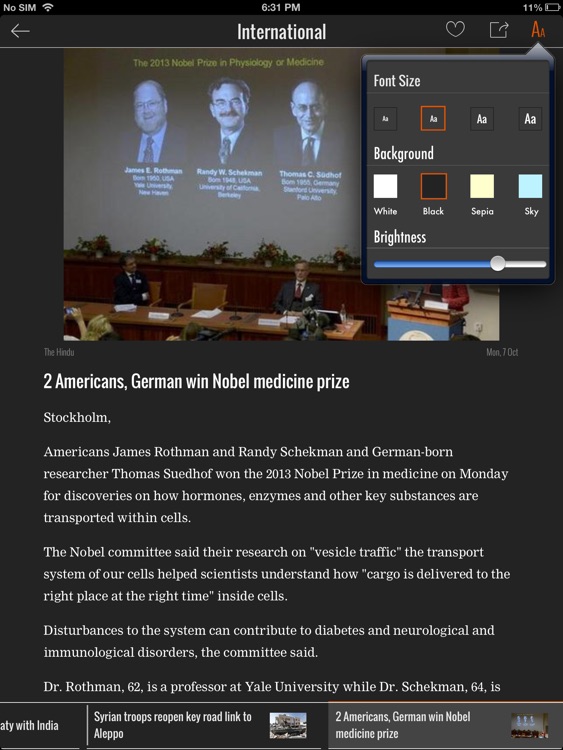 NewsHunt iPad Edition screenshot-3