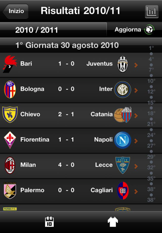 Italian Football Statistics Lite screenshot 4