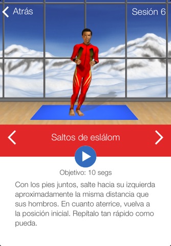Snow Fitness Workouts - Skiing & Snowboarding Exercises screenshot 2