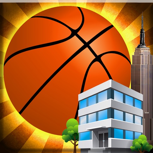 Basketball parkour in the Big City Center - Free Edition icon