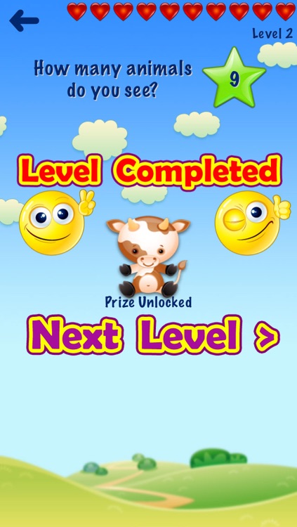 123 Animals Counting - Kids / Toddler Voice Flash Cards Game screenshot-3