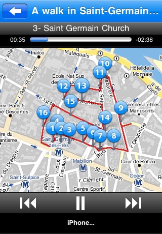 Paris Multimedia Travel guide (Navigaia) screenshot 3