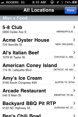 iFIND - The Great Food Trail Finder (Lite Edition) screenshot 3