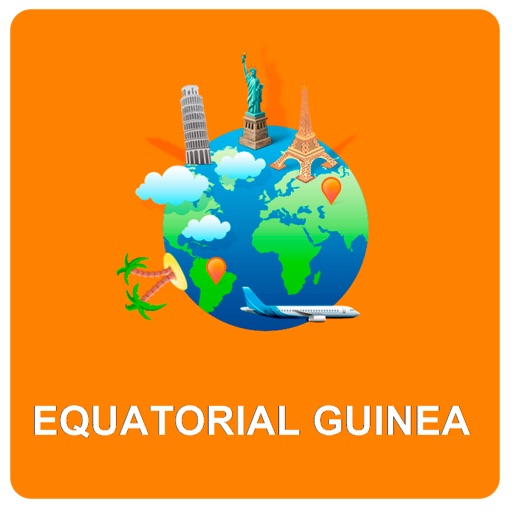 Equatorial Guinea Off Vector Map - Vector World icon