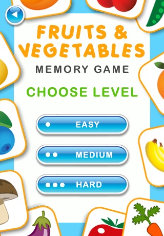 Fruits and Veggies Educational Memory Game screenshot-4