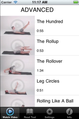 Pilates Classic Lite screenshot 2