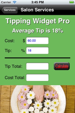 Tipping Widget Pro screenshot 2