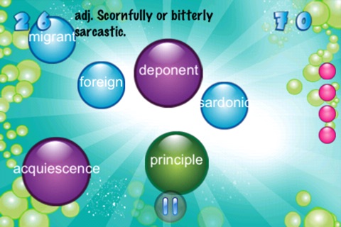 Vocabulary Bubble FREE screenshot 3