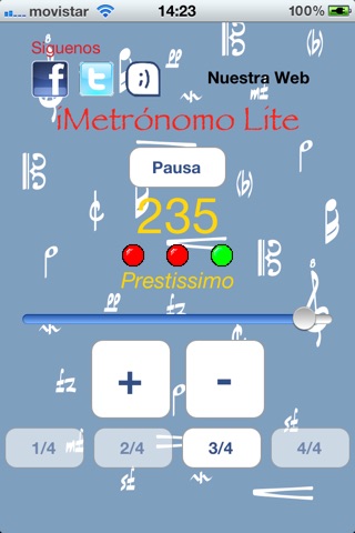 iMetrónomo Lite screenshot 4