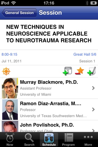 NNS National Neurotrauma Symposium 2011 screenshot 4