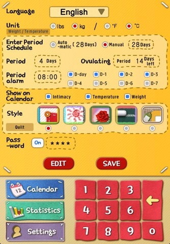 STYLE Period Calendar screenshot 2