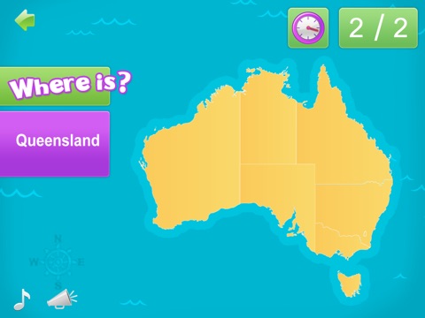 Geography Tutor - Australian States and Cities Premium Edition screenshot 2