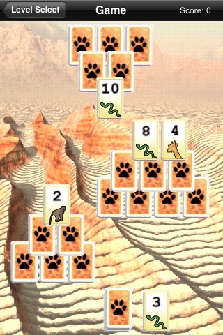 Wild Solitaire Lite screenshot 2