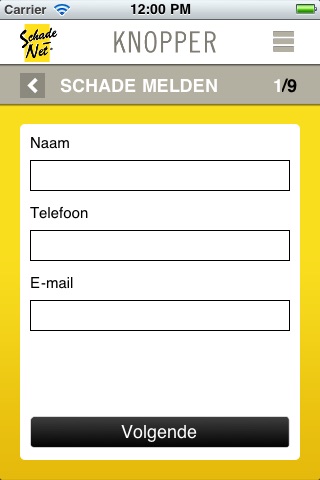 Schademelder screenshot 3