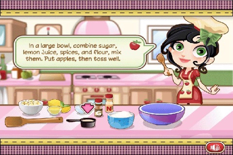 Cute Baker Apple Pie Free screenshot 3