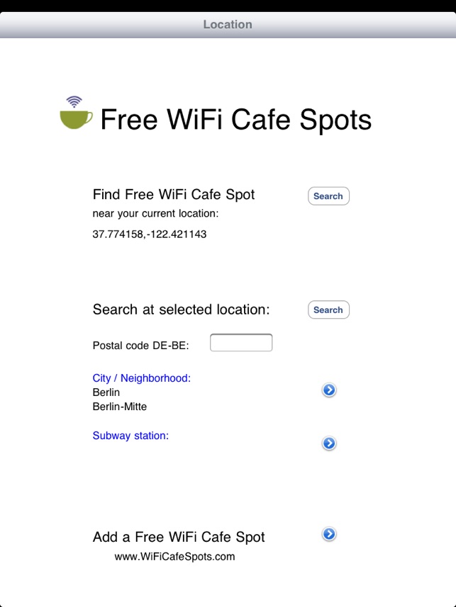 Berlin Free WiFi for iPad