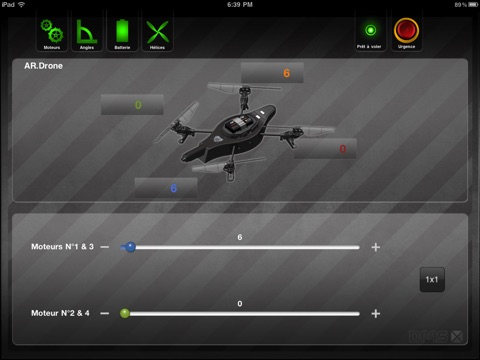 Système à Enseigner ARDrone: Orienter le drone screenshot 2