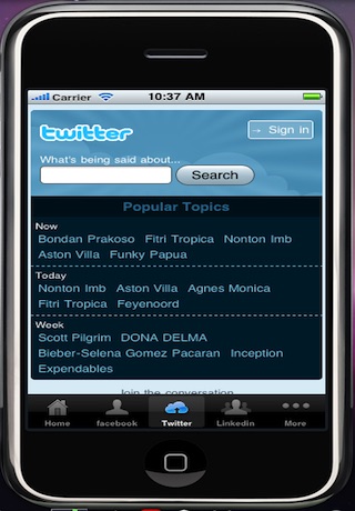 TwitaApp screenshot 2