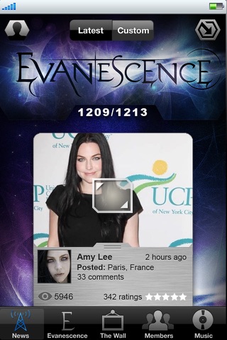 Evanescence: Mobile Backstage screenshot 2