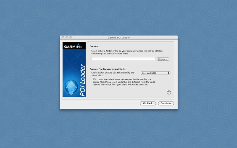 garmin poi loader mac