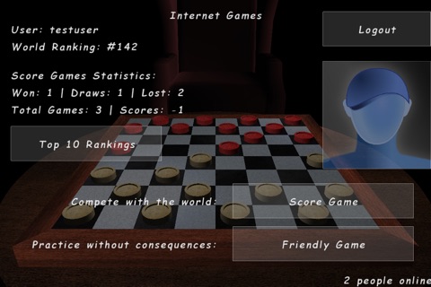 Checkers Lounge 3D screenshot 2