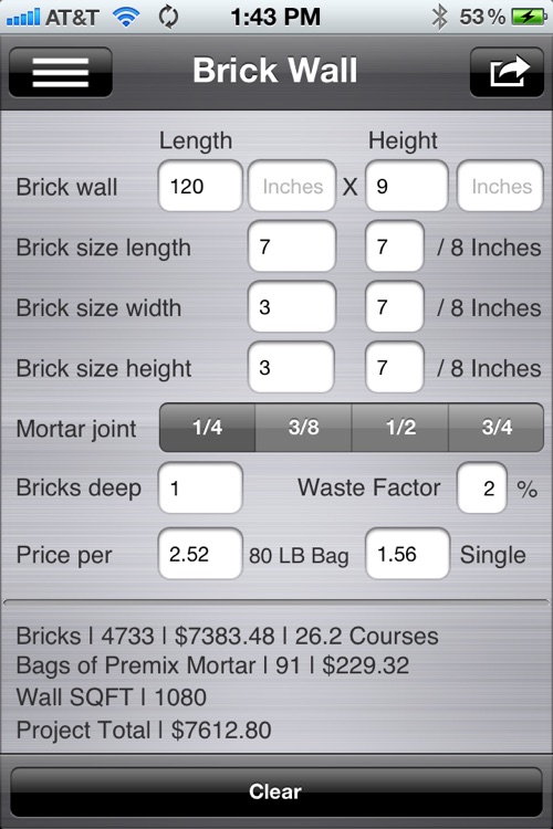 SiConstruct Construction Calculator screenshot-3