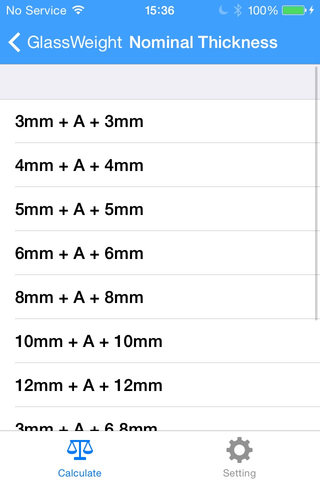 GlassWeight - Glass Weight Calculator screenshot 4